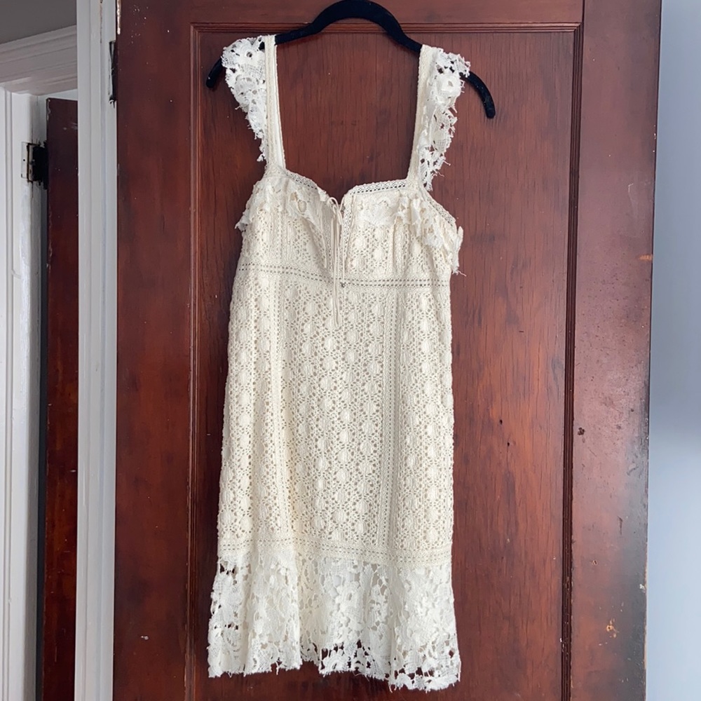 Beautiful free people lace dress, worn once